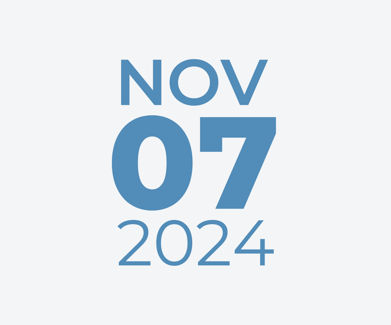 November 7. 2024