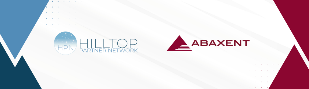 Hilltop Partner Network logo and Abaxent logo