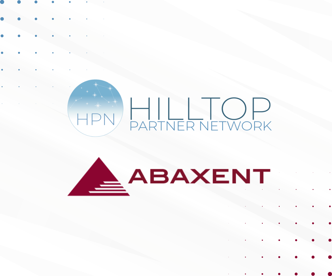 HPN logo and Abaxent logo