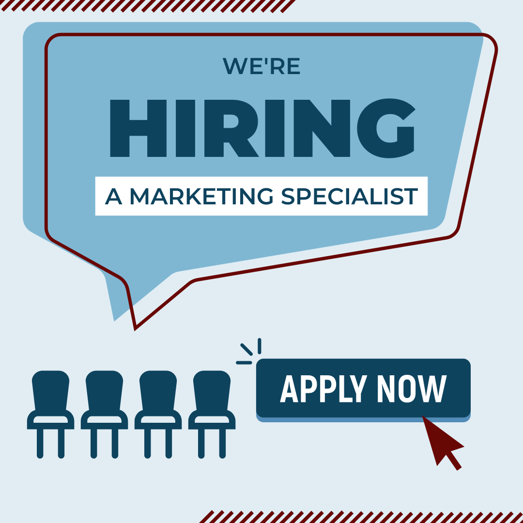 we're hiring a Marketing Specialist