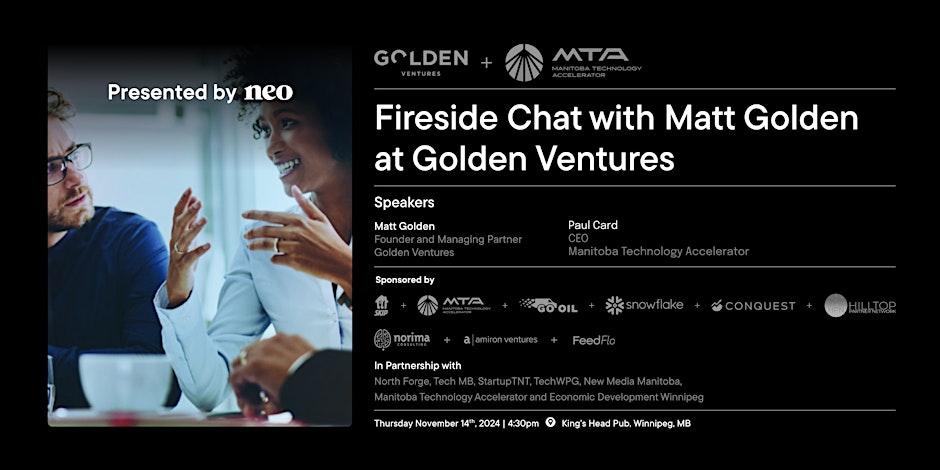 Fireside Chat with Matt Golden at Golden Venutres